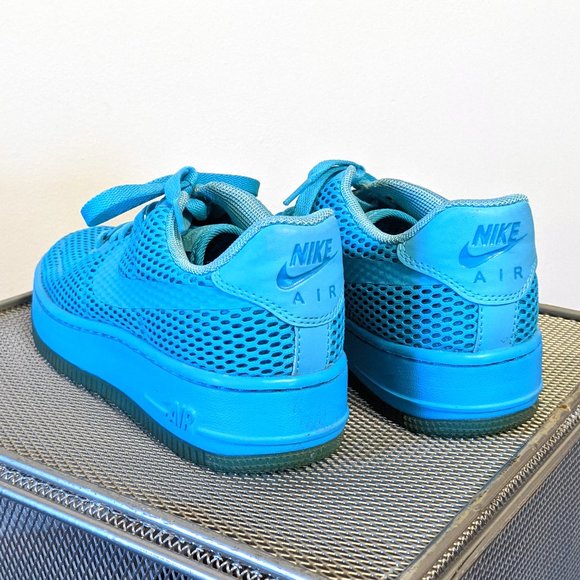 EUC Nike Women's Air Force 1 Low Breathe Mesh Sneakers - Picture 5 of 11